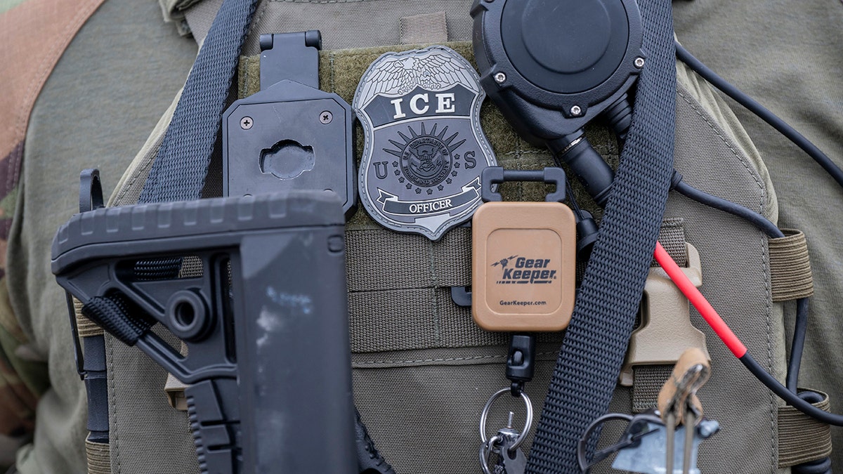 U.S. Immigration and Customs Enforcement officer's uniform