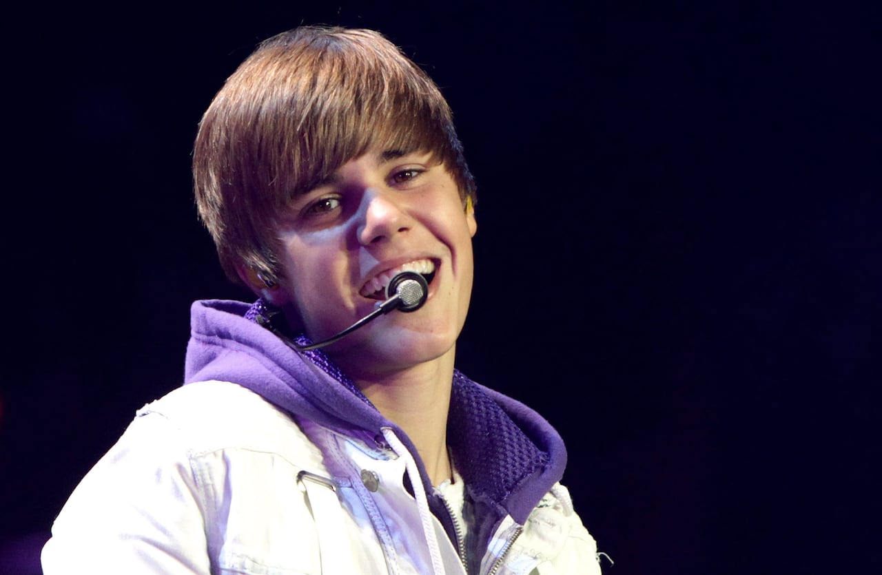 Canadian singer Justin Bieber performs in Vancouver, B.C., on Tuesday October 19, 2010. 