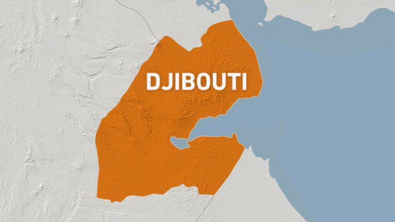 Map of Djibouti.
