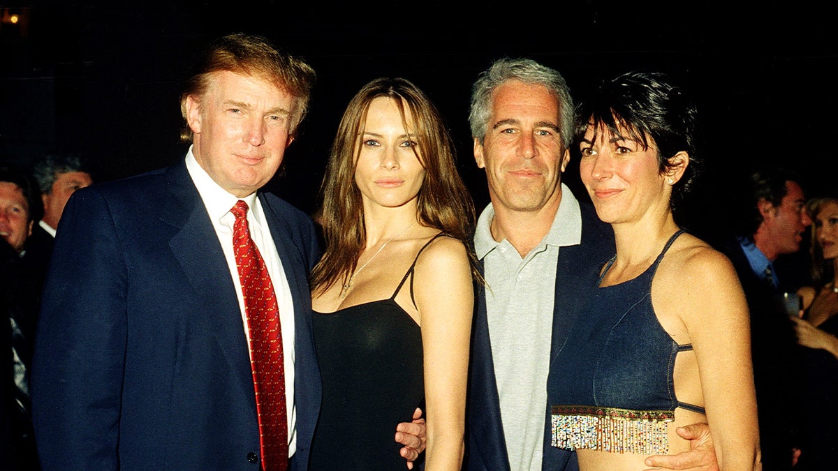 Trump and Epstein in 2000