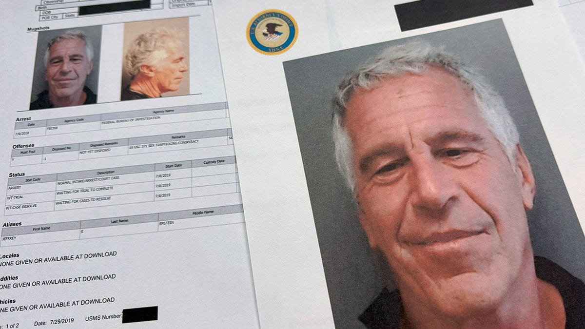 Documents from the Jeffrey Epstein files released by the U.S. Department of Justice