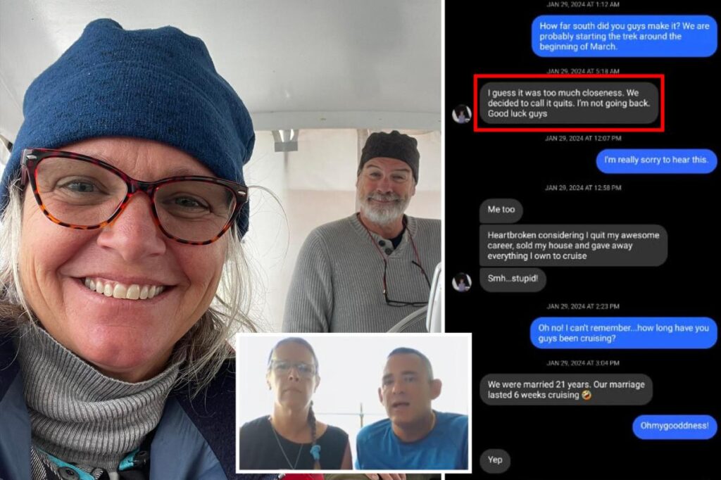 Lynette Hooker told friend she was scared of boating with husband in chilling texts sent after couple briefly split: ‘Not going back’