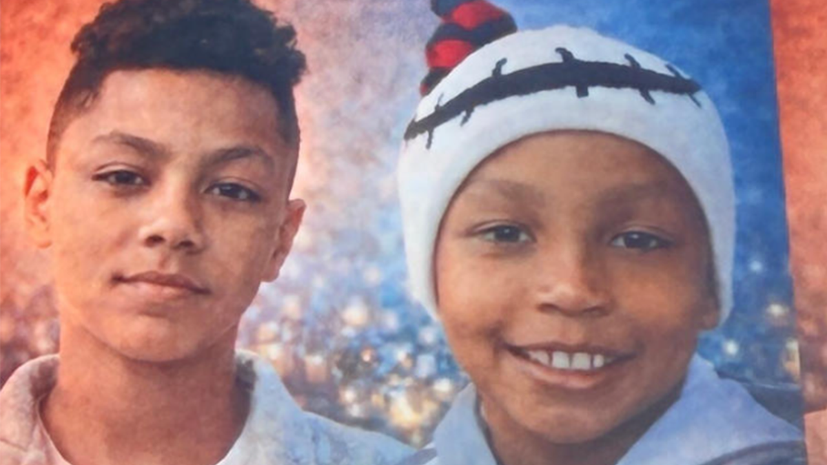 DHS provided a photo of the two boys