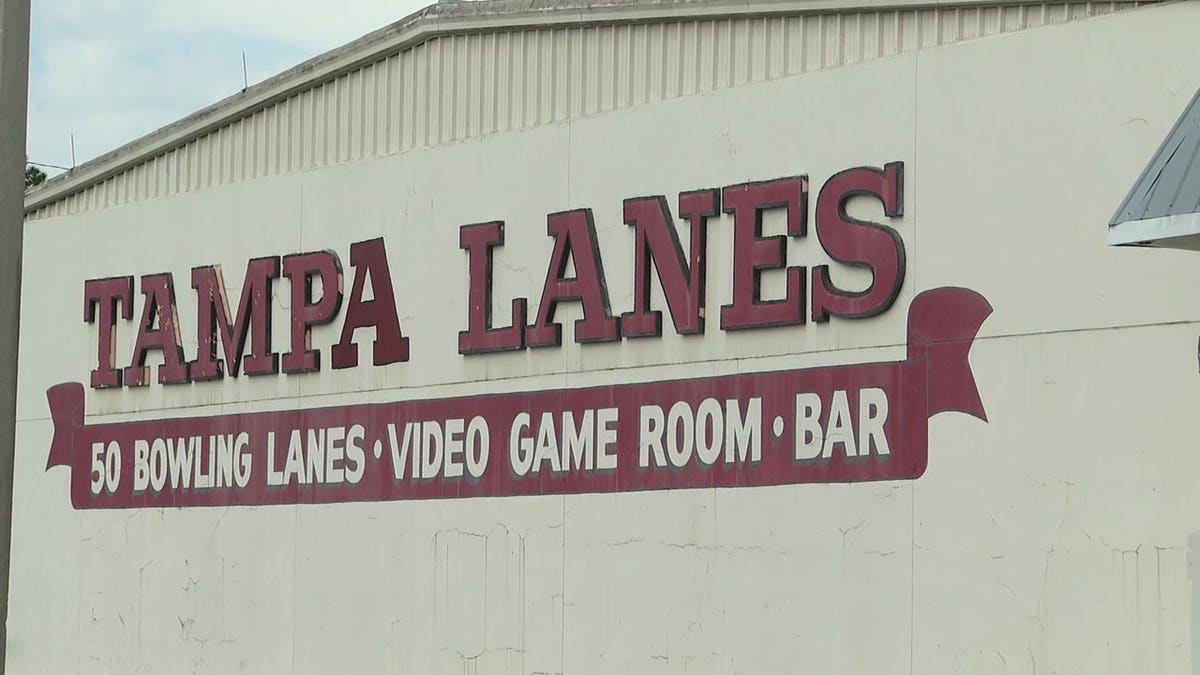 Tampa Lanes bowling alley in Florida