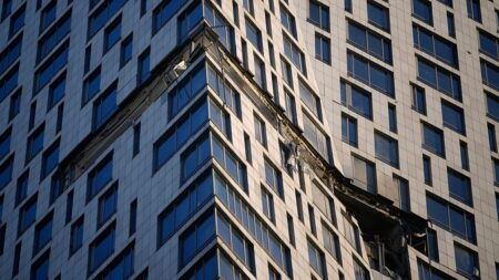 Drone strikes Moscow building just days before Russia’s V-Day parade