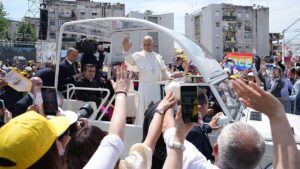 Pope Leo XIV visits Italy’s ‘Land of Fires’