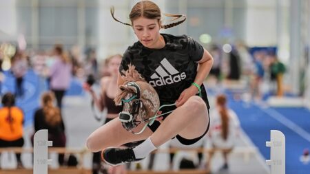 Video. Competitors race and jump at Germany’s Hobby Horse Championship