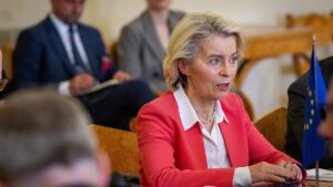 EU chief vows to stand firm against drones, disinformation campaigns