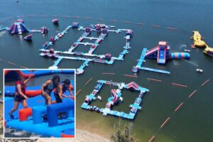 Largest inflatable water park in North America plans new upgrades for California reopening