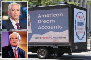 Bill Ackman, Charles Schwab launch six-figure ad campaign backing Trump’s American Dream Accounts