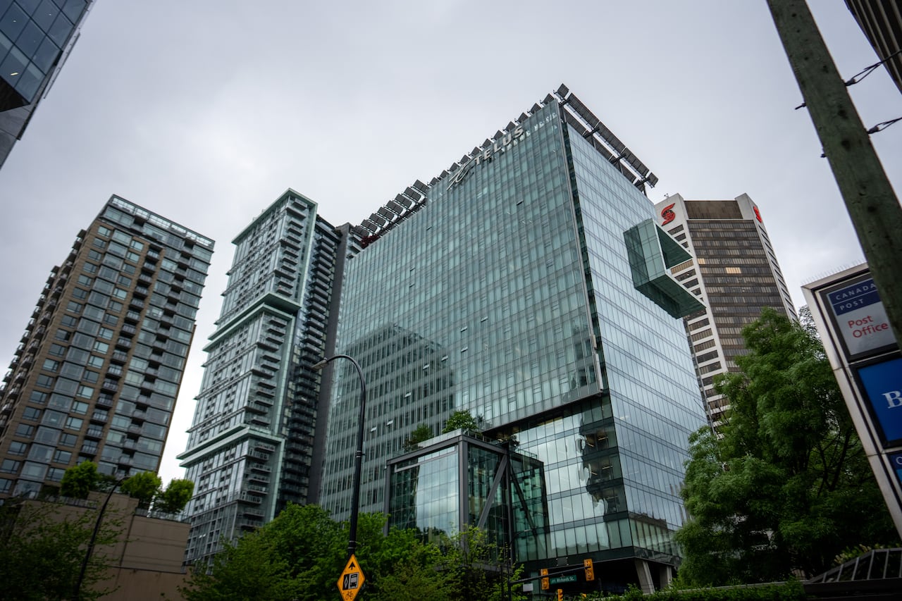 An office tower pictured from outside.