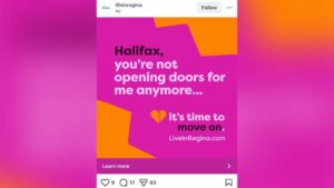 Halifax mayor says office had ‘good laugh’ over Regina ad