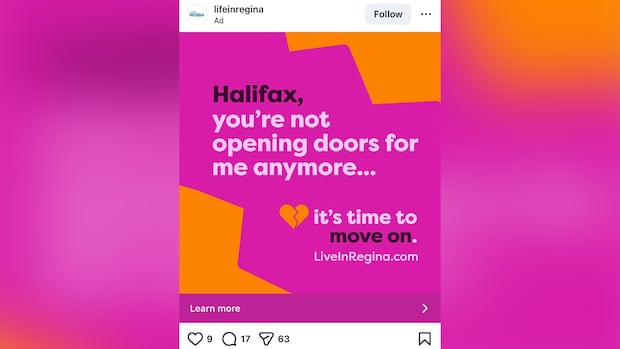 Halifax mayor says office had ‘good laugh’ over Regina ad