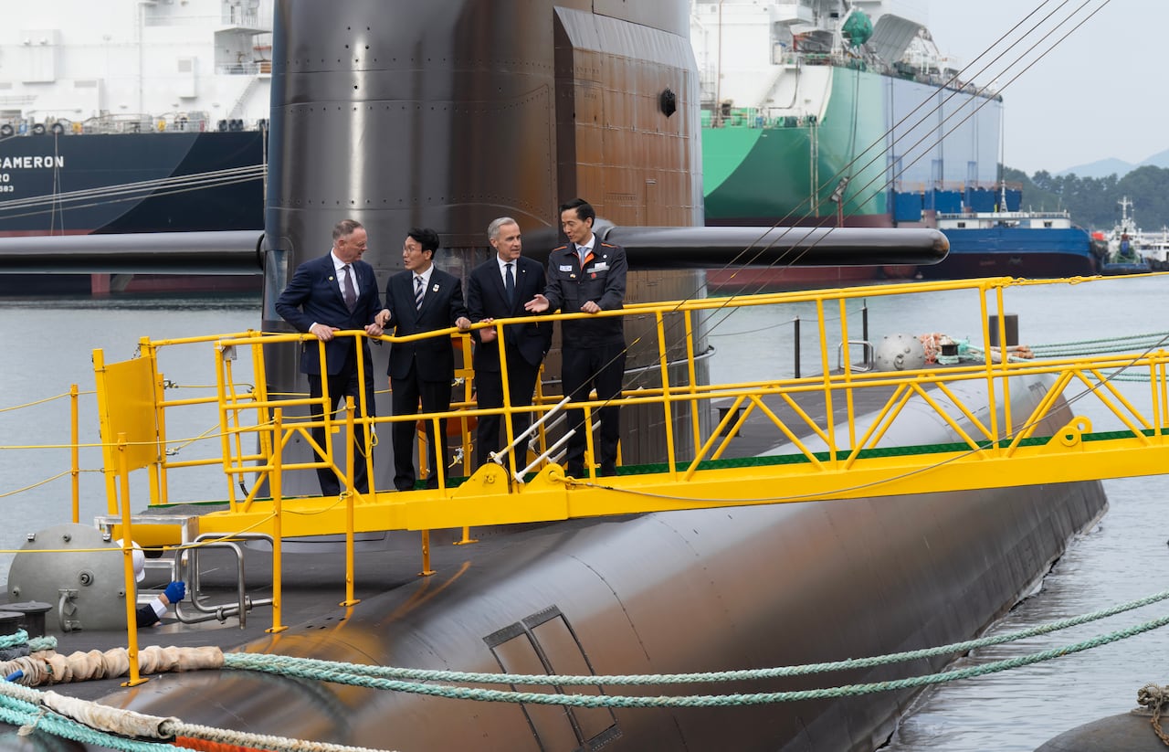 People on a submarine
