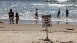 Iconic beach destination hit with unsafe water warning as pollution concerns grow
