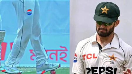 Ball tampering? Shaheen Afridi caught pressing ball with spikes during PAK vs BAN Test, umpire steps in – WATCH
