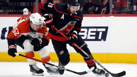 NHL playoffs: Canes rally to beat Flyers 3-2 in OT, take 2-0 series lead