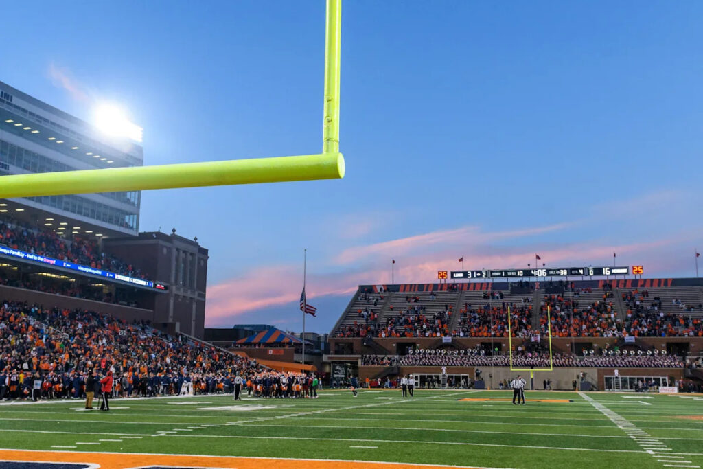 Kickoff times announced for Illinois’ first three 2026 games