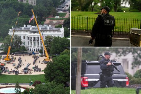 White House on lockdown after dozens of apparent shots fired