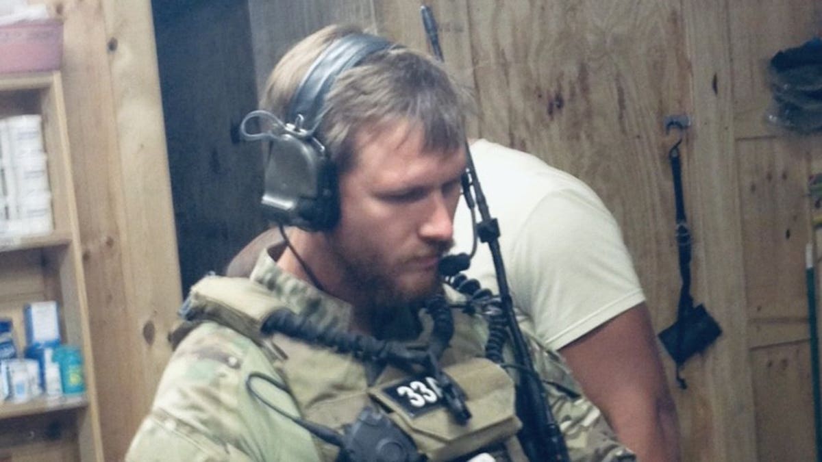 John Paluska during military deployment