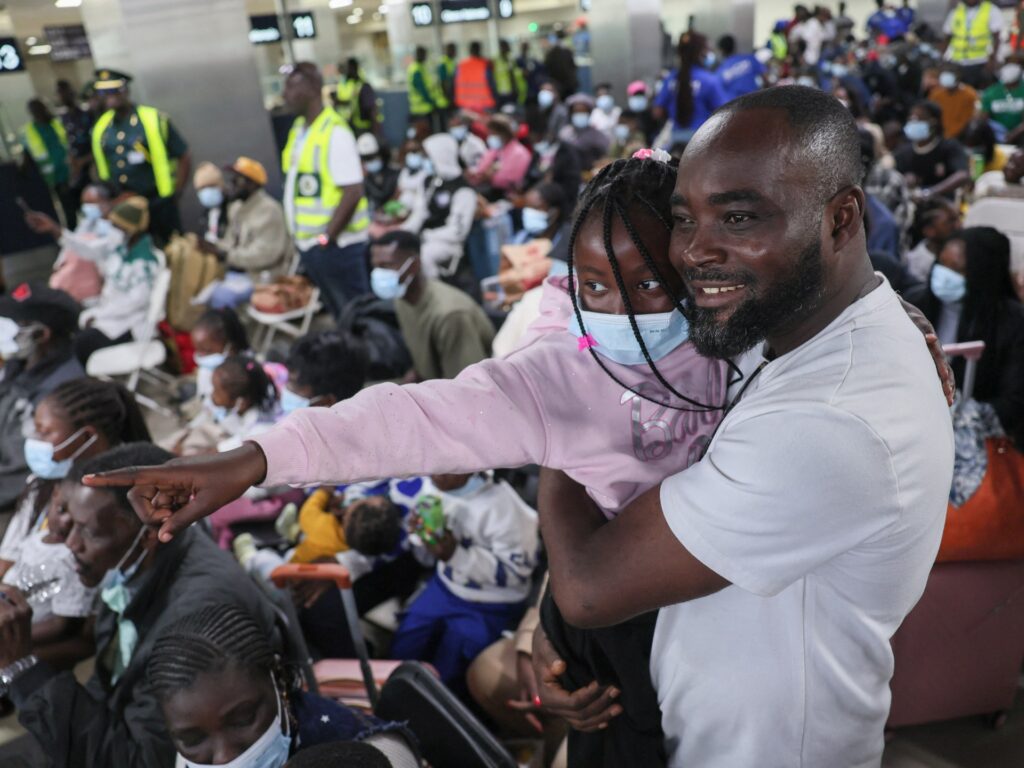 Ghana welcomes first group fleeing South African anti-immigration protests
