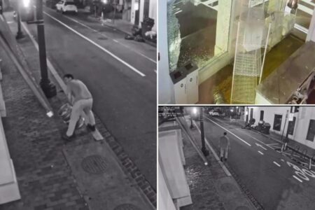 Bro tosses beer keg through DC bakery’s window, causing $10K in damage — and leaving baker terrified: video
