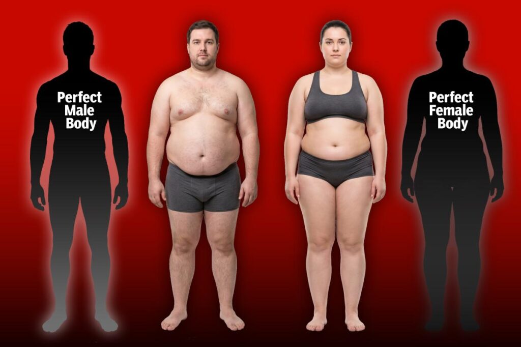 ‘Perfect’ male and female forms revealed —with bad news for dad bods and Ozempic slim-downs