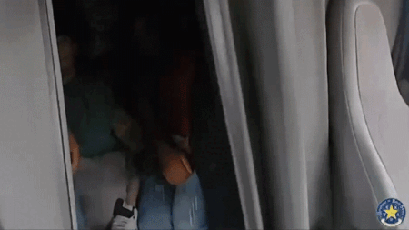 Video shows illegal aliens found crammed inside semi-truck sleeper cab in alleged smuggling bust