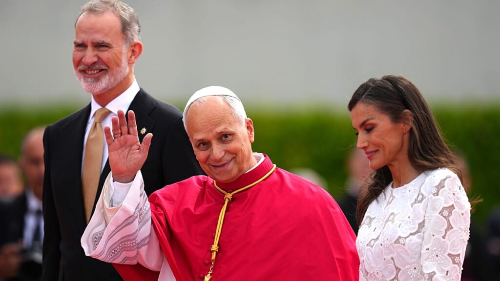 Pope Leo XIV calls for national unity on first day in Spain