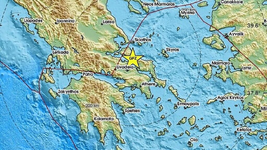 Greece: multiple earthquakes around magnitude 5.2 hit northern Evia