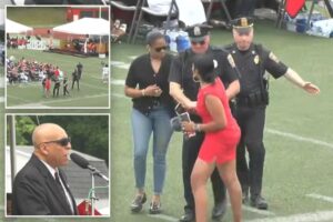 Massachusetts mom hurls explosive tirade at mayor during high school graduation ceremony