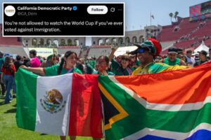 California Democrats slammed for bizarre World Cup statements: ‘You’re not allowed to watch’