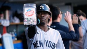 Yankees’ Jazz Chisholm Jr leans into lollipop fiasco after clutch home run in win over Tigers