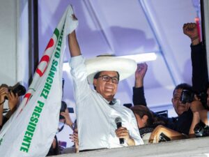 Leftist Sanchez takes slim lead in Peru’s presidential run-off election