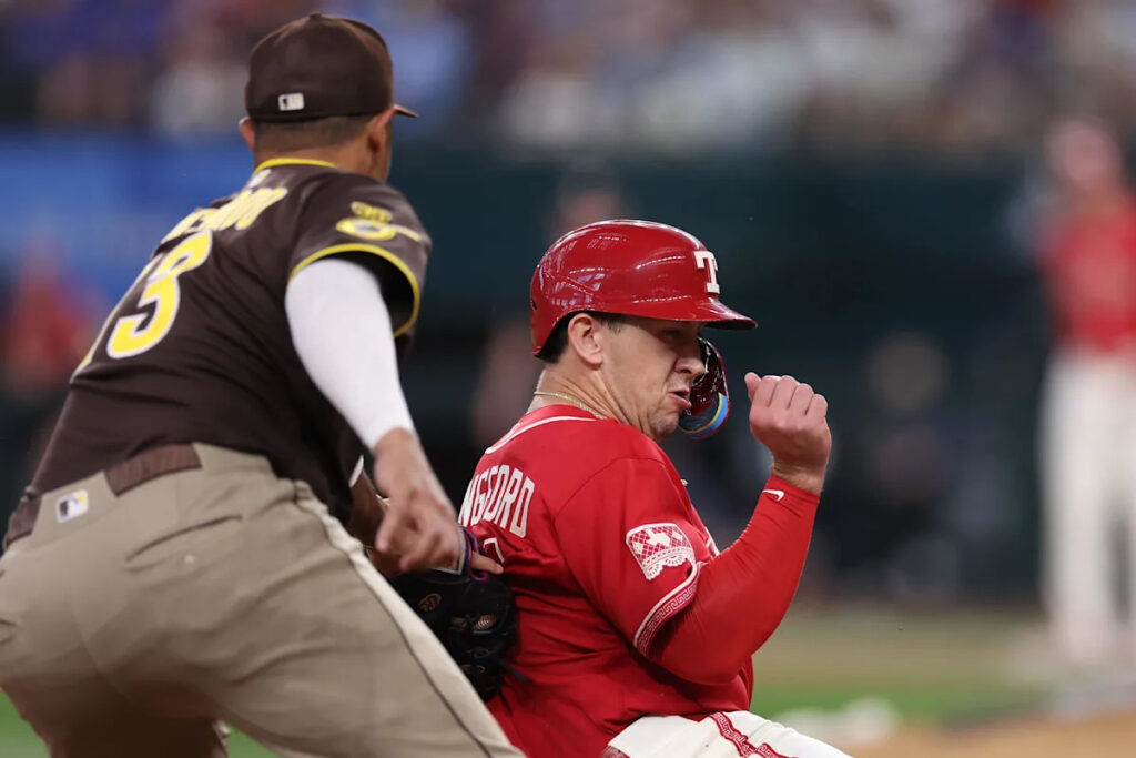36-40 – Rangers fall apart late for 6-4 loss to Padres in 10