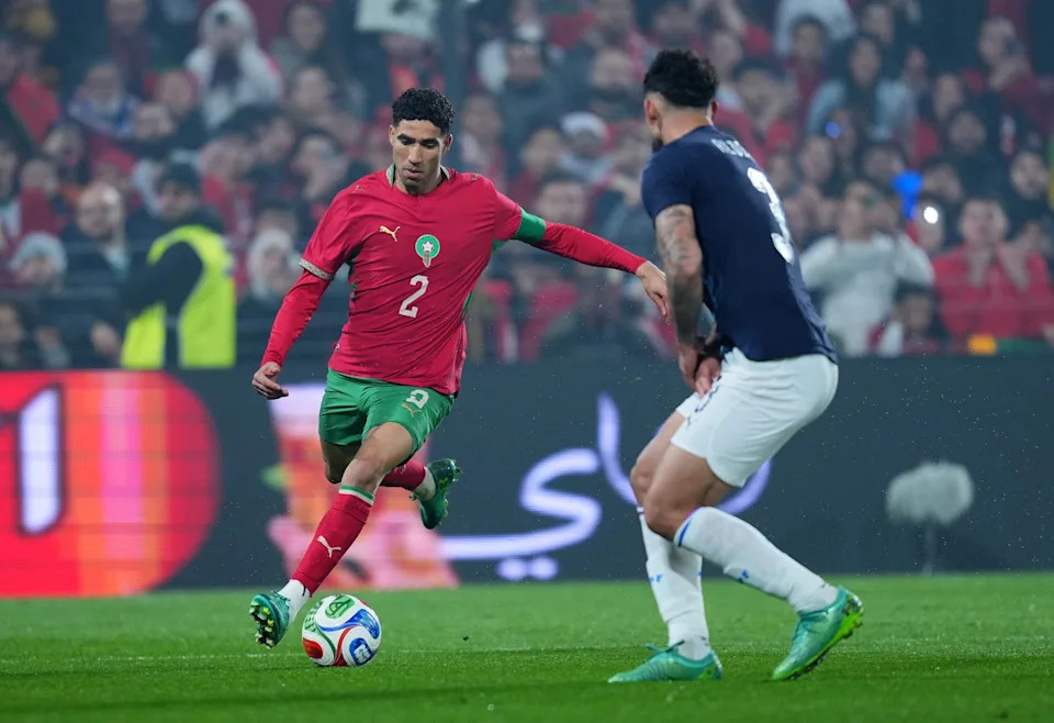 Achraf Hakimi is the Morocco skipper (Getty)