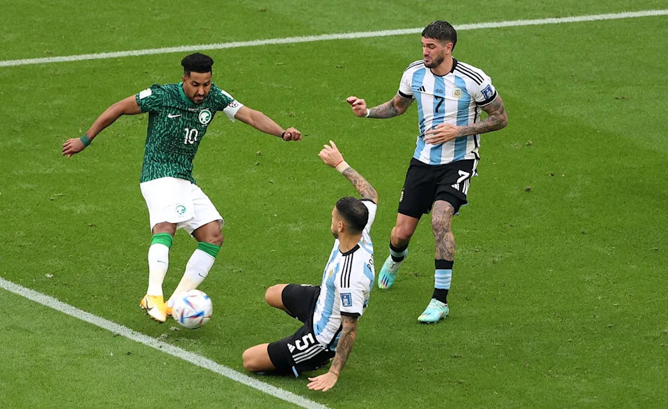 Salem Al-Dawsari scored the memorable winner for Saudi Arabia against Argentina in 2022 (Getty)
