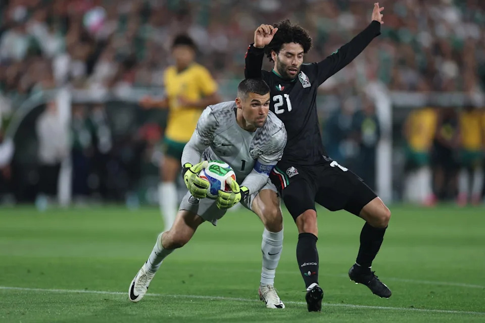 Goalkeeper Mat Ryan heads to a fourth World Cup (Getty)