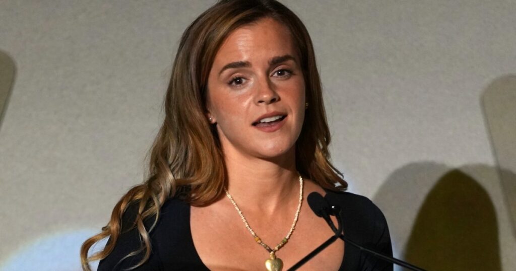 Emma Watson Makes Rare Public Appearance Alongside Prince William and Benedict Cumberbatch