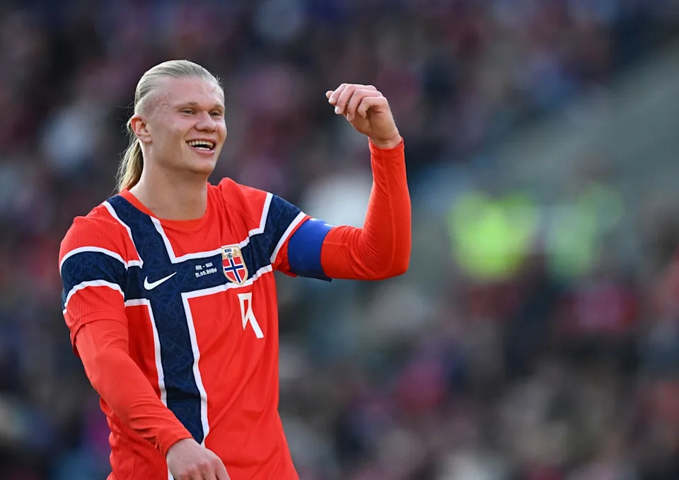 Erling Haaland will be Norway’s main man (Getty)