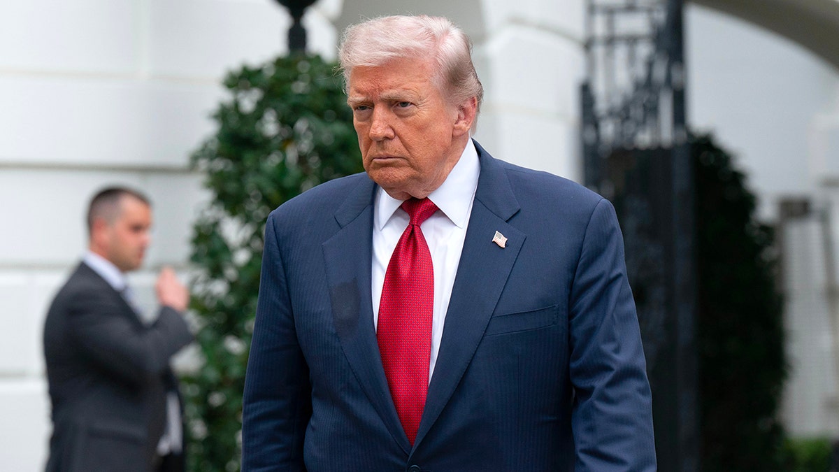 President Donald Trump at the White House