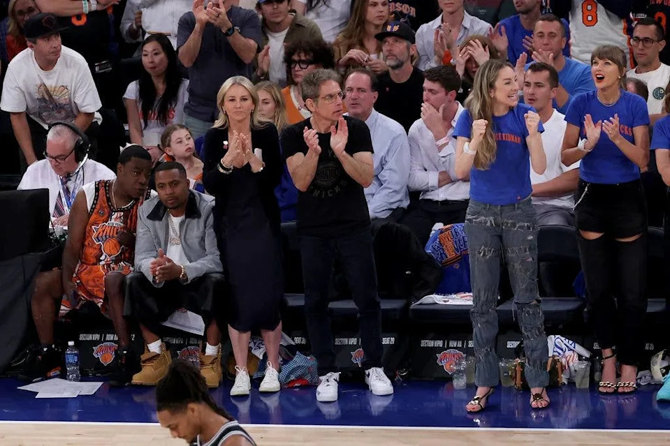 ben stiller christine taylor knicks