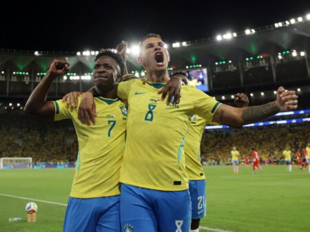 Vinicius brings Maracana curtain-raiser to life as Brazil rout Panama 6-2