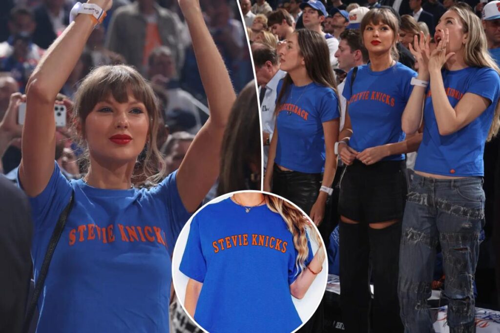 Taylor Swift rocks iconic ‘Stevie Knicks’ shirt to Game 4—We found it for $25