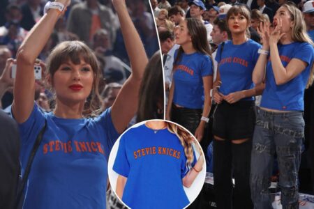 Taylor Swift rocks iconic ‘Stevie Knicks’ shirt to Game 4—We found it for $25