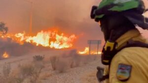 Key advice for what to do if you find yourself caught by a wildfire