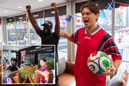 Meet the Chief World Cup Watchers getting $50K to cheer for every match in a Times Square ‘fishbowl’