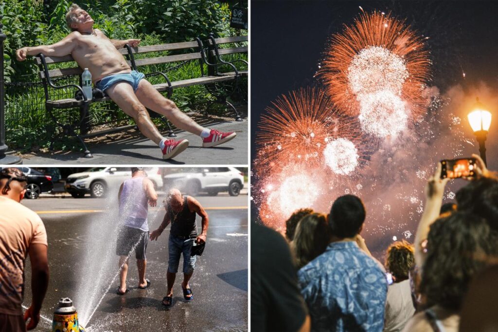 How hot, muggy weather may steal thunder of America’s biggest-ever 4th of July fireworks displays