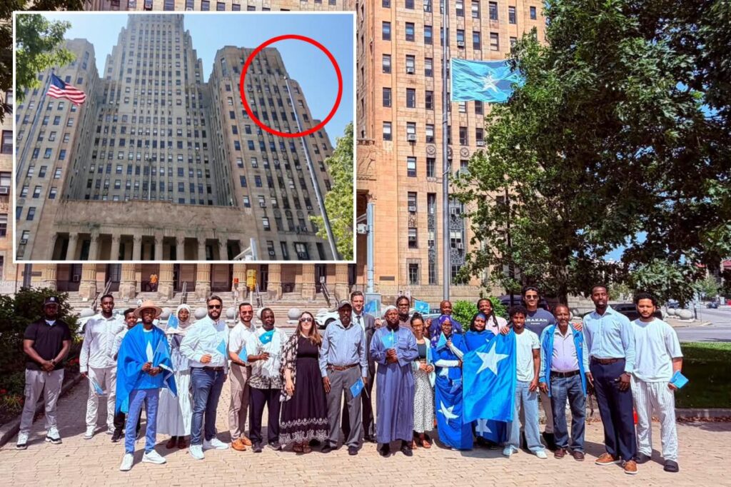 Buffalo vandals steal Somali flag from City Hall pole — days after mayor canceled Fourth of July fireworks show