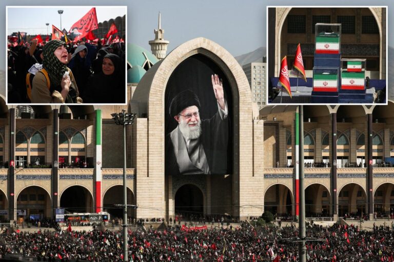 Iranians call for revenge as crowd mourns late Ayatollah Khamenei, whose nuclear quest brought war, during funeral